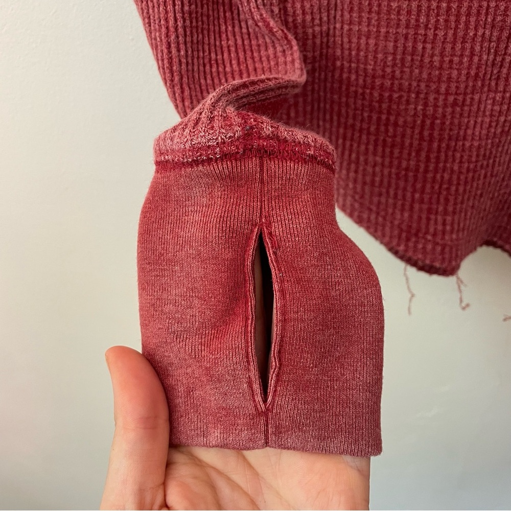 We The Free Crimson Red Knit Thermal - Picture 4 of 6